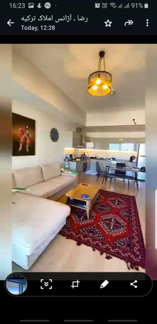 استانبول ،۶۸ متر آپارتمان ، یک خواب ، ویو عالی